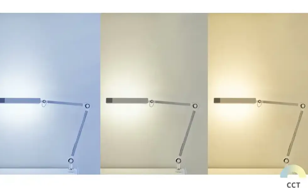 KHG LED-Klemmleuchte, 1-flammig, weiß mit Touchpad