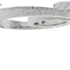 KHG LED-Kristall-Deckenleuchte, `Kreise´