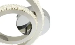 KHG LED-Kristall-Deckenleuchte, `Kreise´