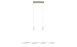 KHG LED-Pendelleuchte, 4-flammig, Nickel-matt