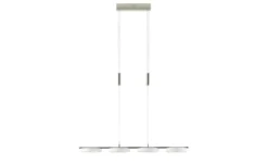 KHG LED-Pendelleuchte, 4-flammig, Nickel-matt