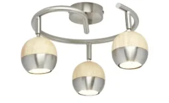 KHG LED-Spot, 3-flammig mit Holz