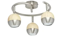 KHG LED-Spot, 3-flammig mit Holz