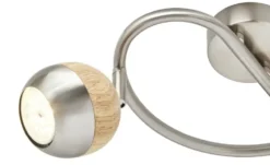KHG LED-Spot, 3-flammig mit Holz