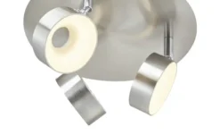KHG LED-Spot, 3-flammig Nickel matt