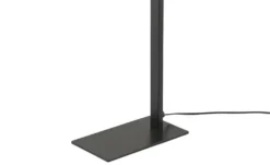 KHG LED-Stehleuchte, 1-flammig, schwarz, gebogen