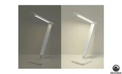 KHG LED-Tischleuchte, 1-flammig, Alu/weiß