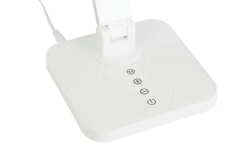 KHG LED-Tischleuchte, 1-flammig, Alu/weiß