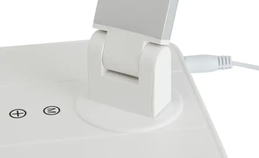 KHG LED-Tischleuchte, 1-flammig, Alu/weiß
