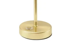 KHG LED-Tischleuchte, 1-flammig, messing/ Alabasterglas