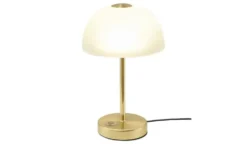 KHG LED-Tischleuchte, 1-flammig, messing/ Alabasterglas