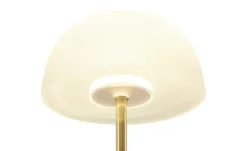 KHG LED-Tischleuchte, 1-flammig, messing/ Alabasterglas