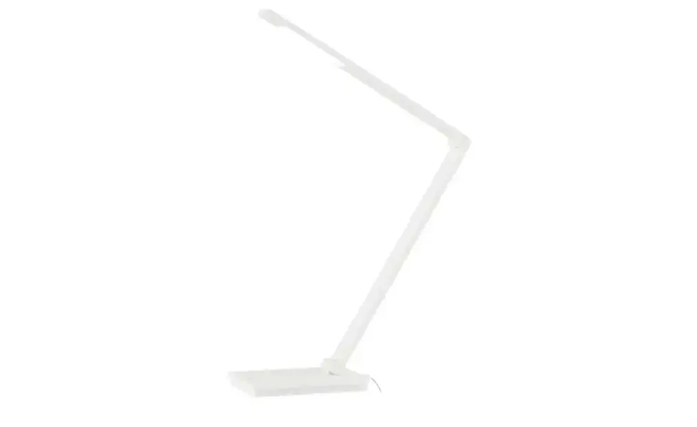 KHG LED-Tischleuchte, weiß mit Qi-Charger