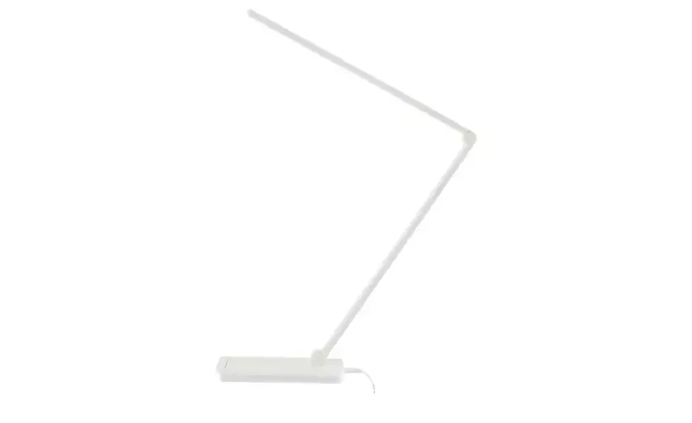 KHG LED-Tischleuchte, weiß mit Qi-Charger