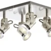 KHG Spot, 4-flammig, Nickel matt