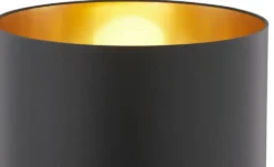 KHG Stehleuchte, 1-flammig, schwarz/goldfarben
