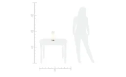 KHG Tischlampe aus Glas