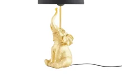 KHG Tischleuchte, 1-flammig, goldfarben `Elefant´