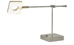 KHG Tischleuchte, 1-flammig, Nickel-matt