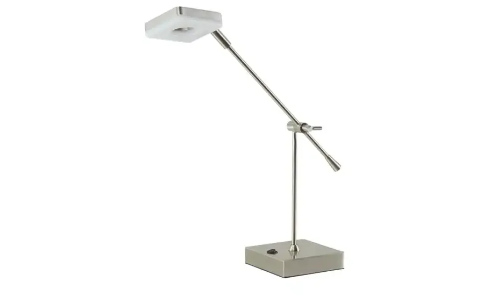KHG Tischleuchte, 1-flammig, Nickel-matt
