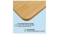 KHG Bambusbrett mit Wiegemesser