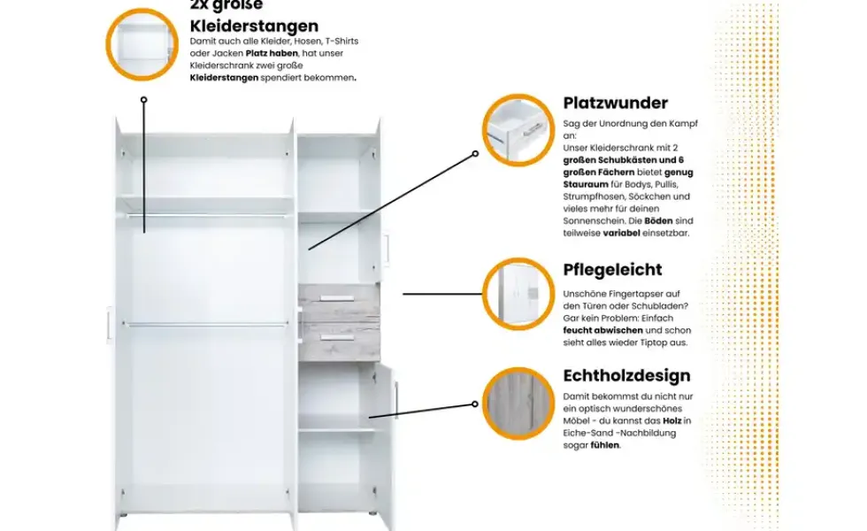 Kinderzimmer 4er-Set Bennet