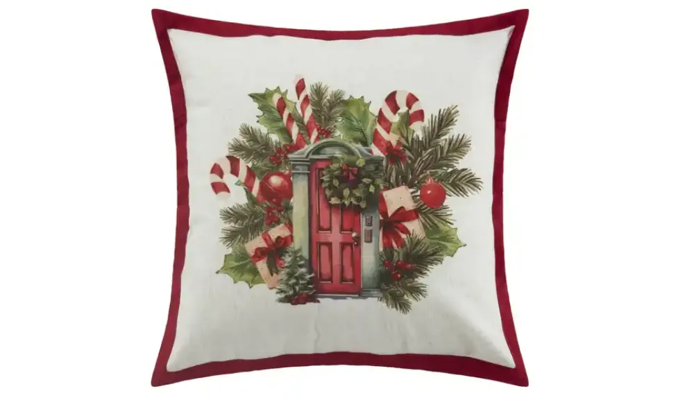 Kissen Weihnachtskranz