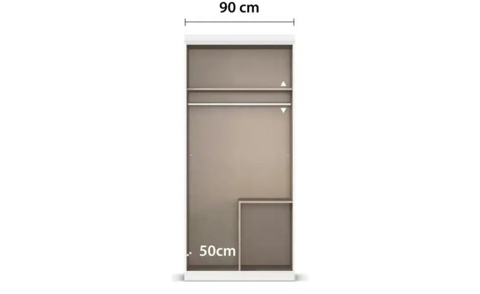 Kleiderschrank mit Schubladen Frieda