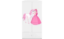 Kleiderschrank Prinzessin mit Pferd