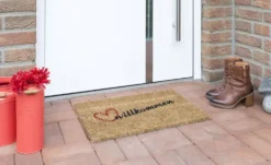 Kokosmatte Willkommen