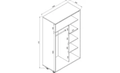 Kompaktgarderobe Ostila