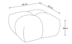KONSIMO Polstermöbel 3er-Set in Bubble Optik Vena