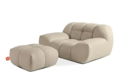 KONSIMO Sessel 2er-Set in Bubble Optik Vena