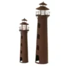 Laterne Leuchtturm, 2er Set