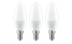 LED 3-er Pack, Kerze E14 4W, 250lm, 2700K