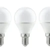 LED 3-er Pack, Tropfen E14 4W, 250lm, 2700K