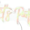 LED Neon Schild Lets Party