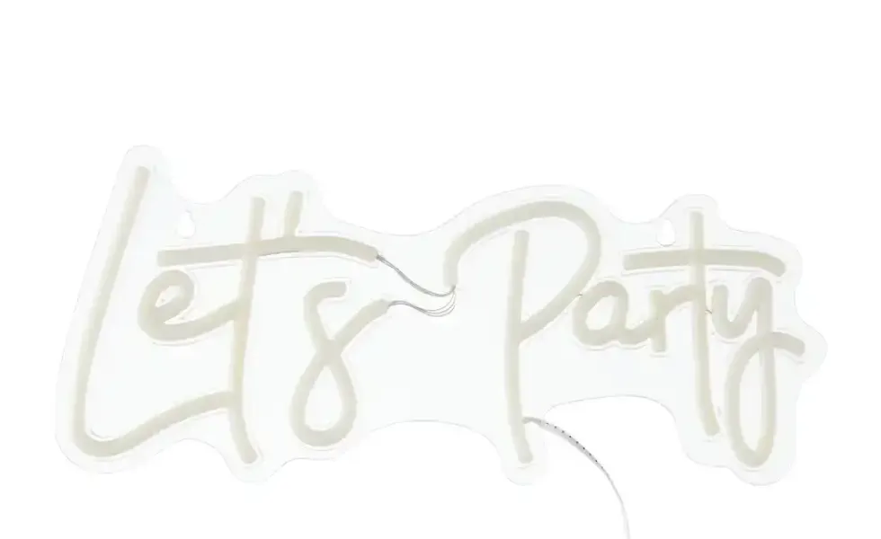 LED Neon Schild Lets Party