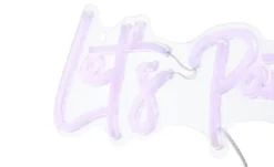 LED Neon Schild Lets Party