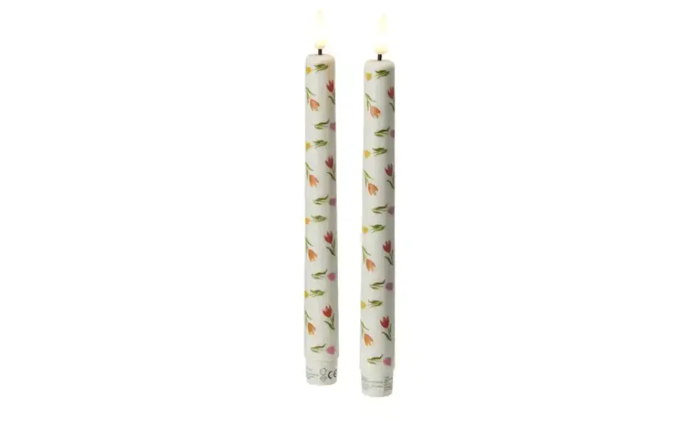 LED Stabkerze, 2er Set
