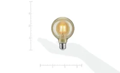 LED Vintage Globe 95 E27/6,5W gold