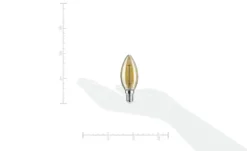 LED Vintage Kerze E14/2W gold