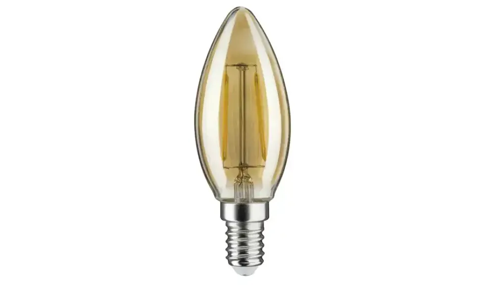 LED Vintage Kerze E14/2W gold