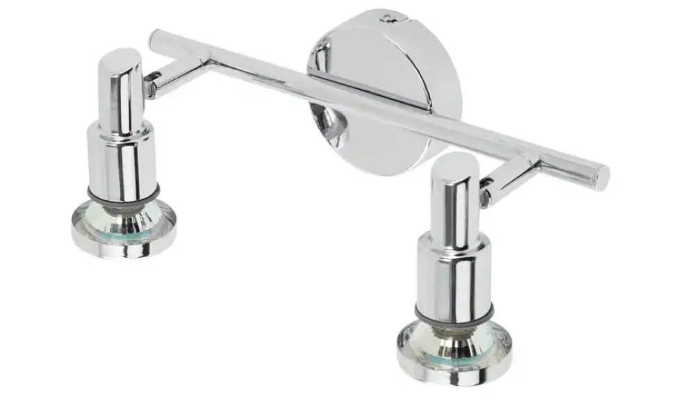 LED-Badspot, 2-flammig, chrom