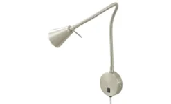 LED-Bettleuchte, Nickel-matt