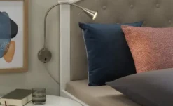 LED-Bettleuchte, Nickel-matt
