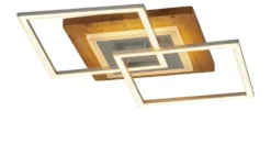 LED-Deckenleuchte, 2-flammig, Asteiche