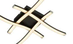 LED-Deckenleuchte, 4-flammig, schwarz
