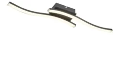 LED-Deckenleuchte, 2-flammig, schwarz