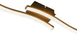 LED-Deckenleuchte, 2-flammig, schwarz